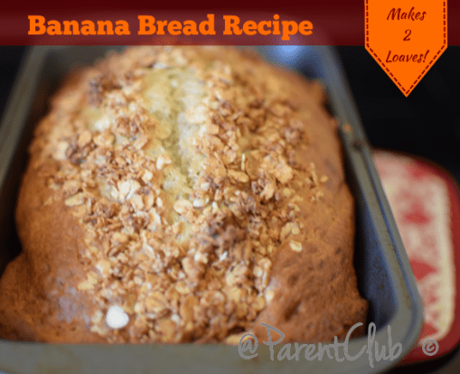 Ricetta del pane alla banana tramite www.parentclub.ca