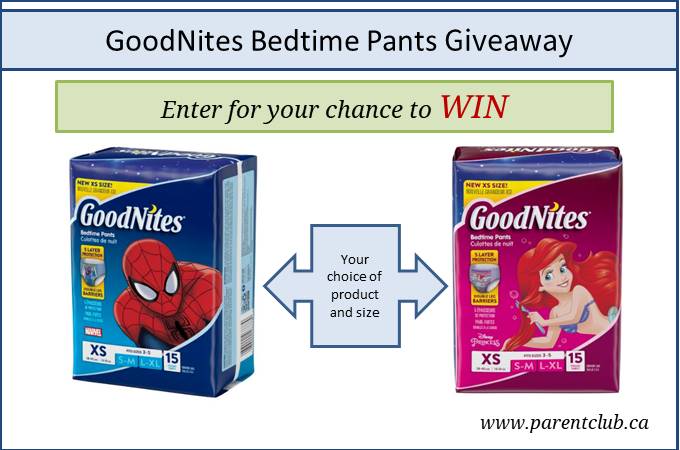 Omaggio di pantaloni della buonanotte GoodNites -